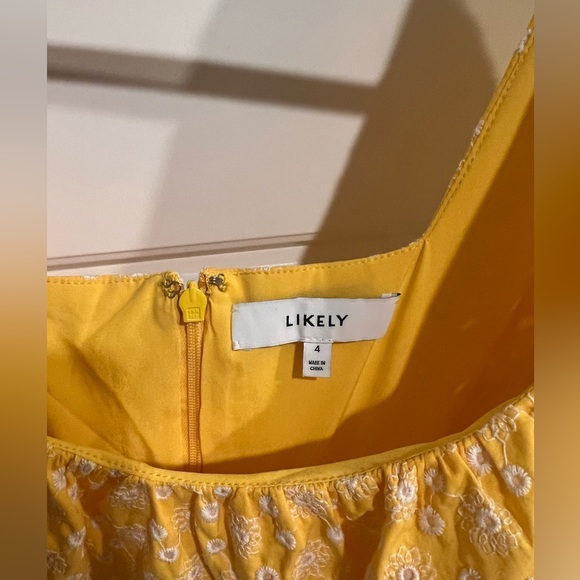 Likely Yellow Isabella Embroidered Eyelet Dress - Picture 3 of 4